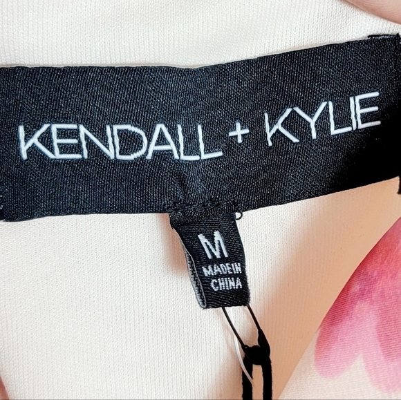 NWT Kendall And Kylie Feminine Floral Coquette Bustier Women's Crop Top Size M - Picture 8 of 9